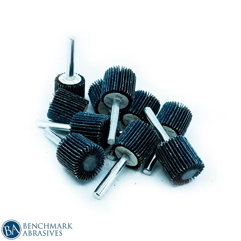 1" × 1" Zirconia Flap Wheel – 1/4" Shaft, 10-Pack 1