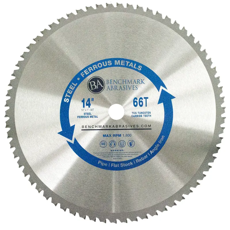 14-Inch 66-Tooth Tct Industrial Saw Blade For Steel Fabrication 1