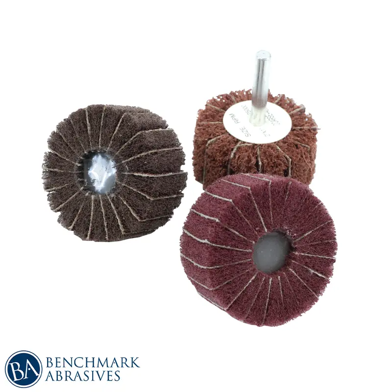 2" × 1" Interleaf Flap Wheel With 1/4" Shaft – 10-Pack 1