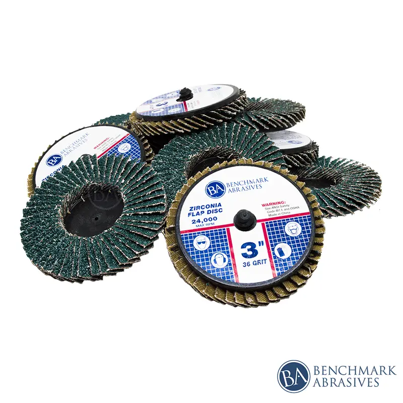 3-Inch Mini Zirconia Flap Discs With Quick-Change Mount 1