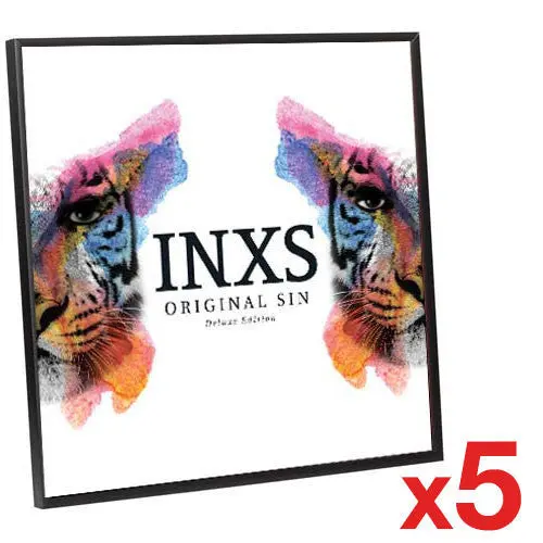 5-Pack Aluminum 12-Inch Record Album Frames – Coordinated Vinyl Display Set 1