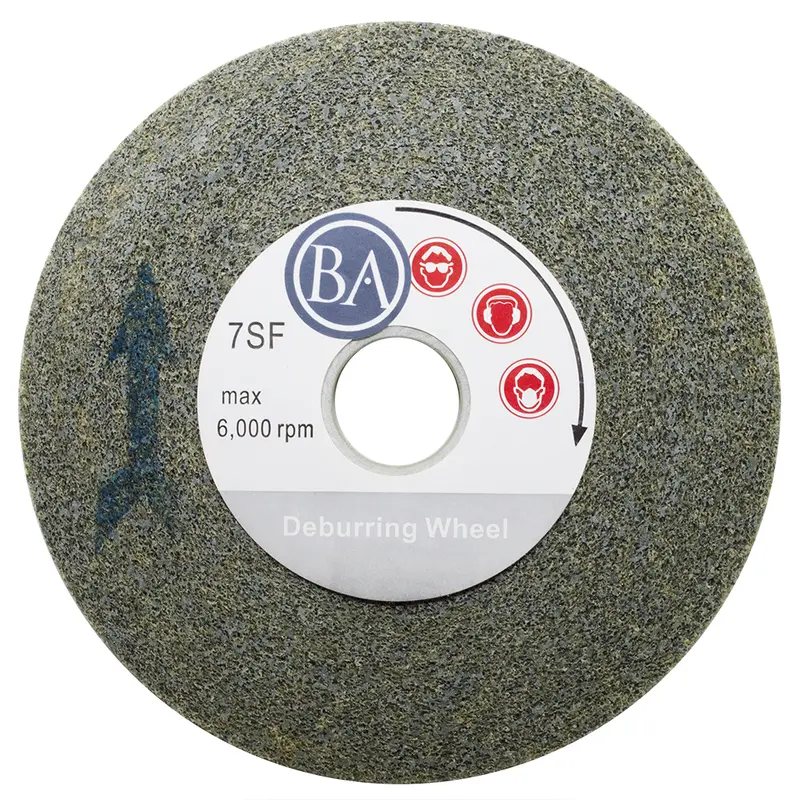 6-Inch Convolute Deburring Wheel — 7Sf Grit 1