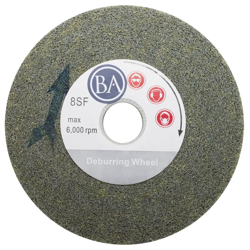 6-Inch Convolute Deburring Wheel — 8Sf Grit 1
