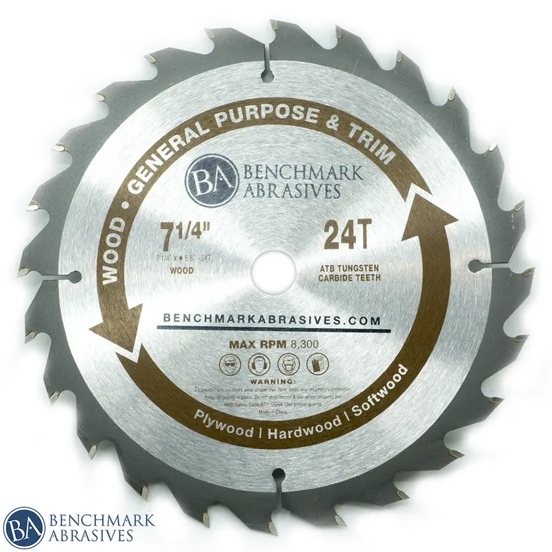 7.25-Inch 24-Tooth Tct General-Purpose Framing And Trimming Saw Blade 1