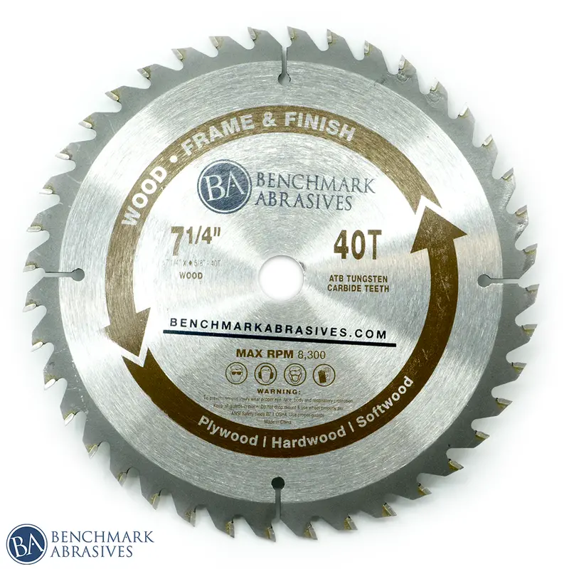7.25-Inch 40-Tooth Tct Framing And Finishing Saw Blade 1