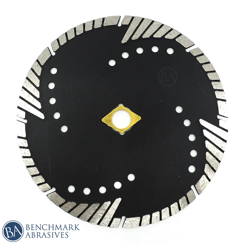 7" Mg-Teeth Turbo Segmented Diamond Blade 1