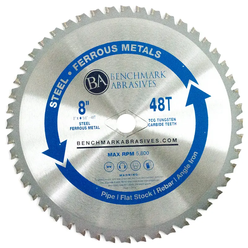 8-Inch 48-Tooth Tct Precision Saw Blade For Steel And Alloy Cutting 1