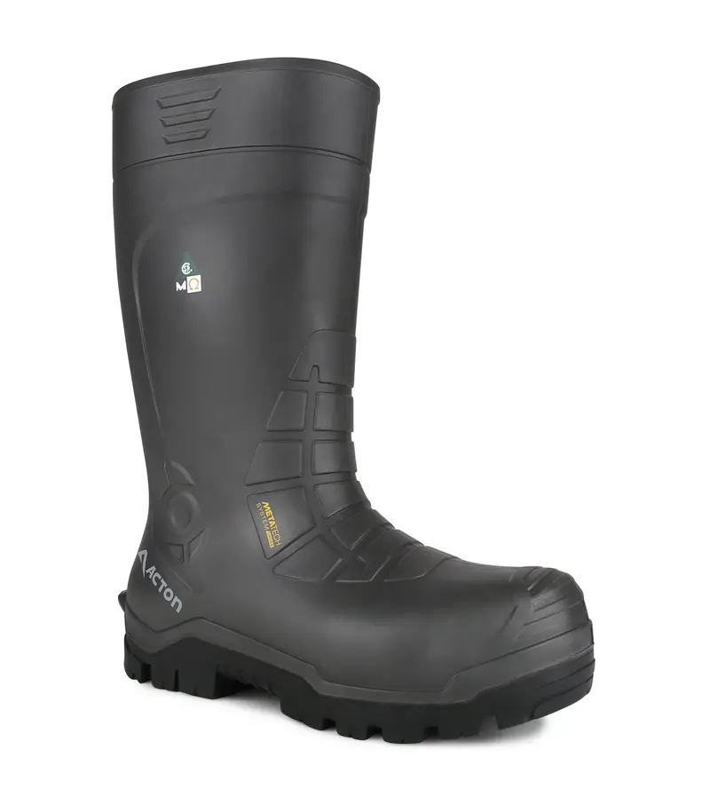Acton All-Weather Pu Rubber Boots With Metatarsal Protection 1