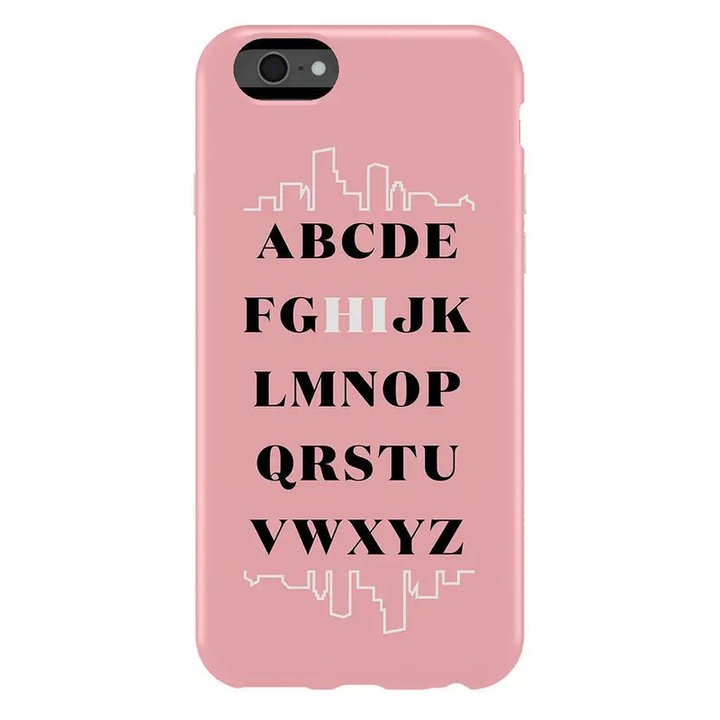 Agent 18 Flexshield Iphone 6 Case – Alphabet Hi-Design Flexible Protective Cover 1