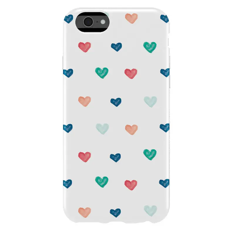 Agent 18 Flexshield Iphone 6 Case – Hand-Drawn Hearts Design Flexible Cover 1