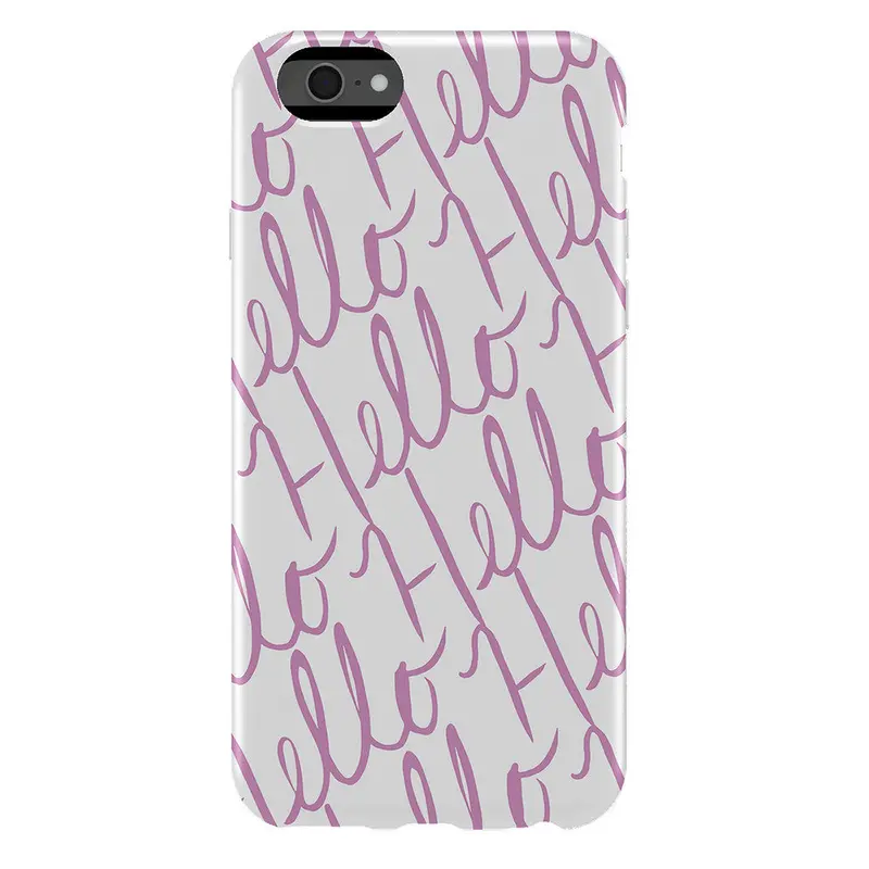 Agent 18 Flexshield Iphone 6 Case – Minimalist 'Hello' Textured Protective Cover 1