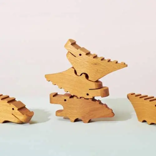 Areaware Crocodile-Themed Stackable Toy Pile 1