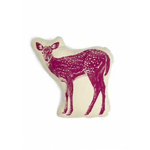 Areaware Pico Fauna Cushion – Magenta Fawn 1