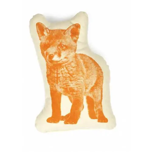Areaware Pico Fauna Cushion – Orange Fox 1