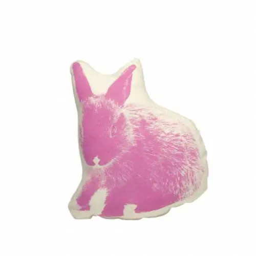 Areaware Pico Fauna Cushion – Pink Bunny 1