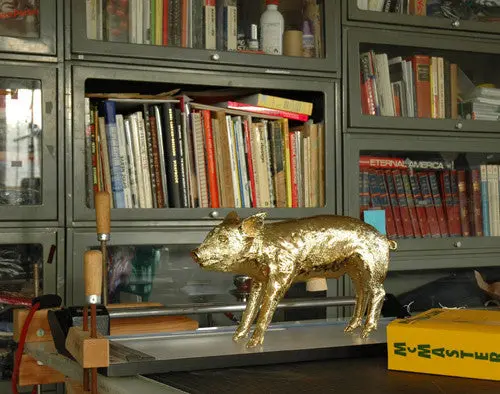 Areaware Pig-Shaped Ceramic Piggy Bank 1