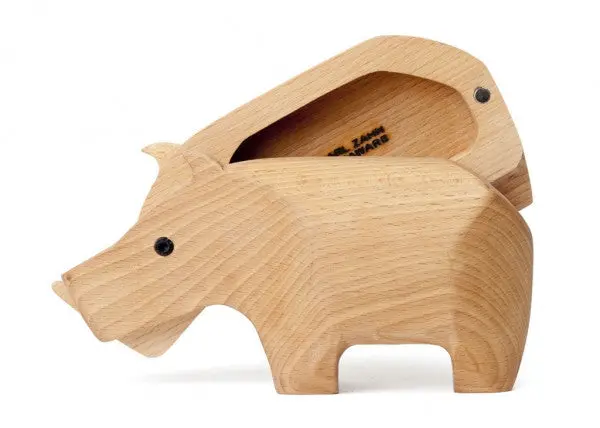Areaware Rhino Animal Decorative Box 1