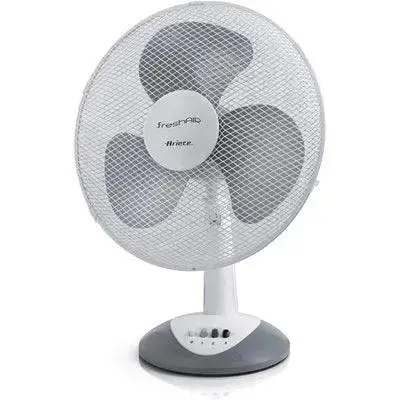 Ariete 847 Table Fan – 3-Speed, Oscillating & Tilt Function, 40W, White Plastic Body 1