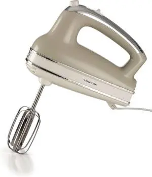 Ariete Vintage Stand Mixer 1548 – Cream Beige, 5-Speed, 450W 1