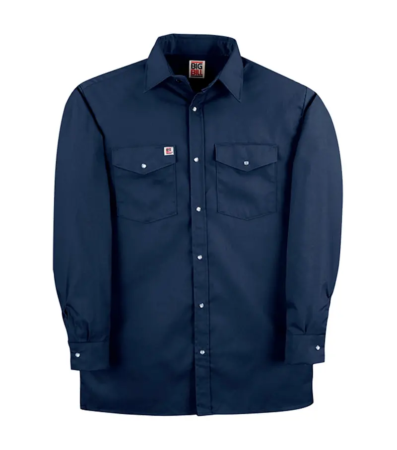 Bb247 Classic Fit Long-Sleeve Work Shirt – Big Bill 1