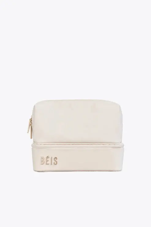 Beige Cosmetic Organizer Bag 1