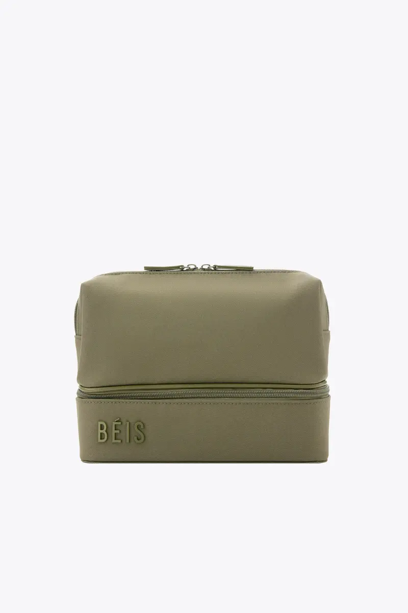 Béis Cosmetic Organizer In Olive 1