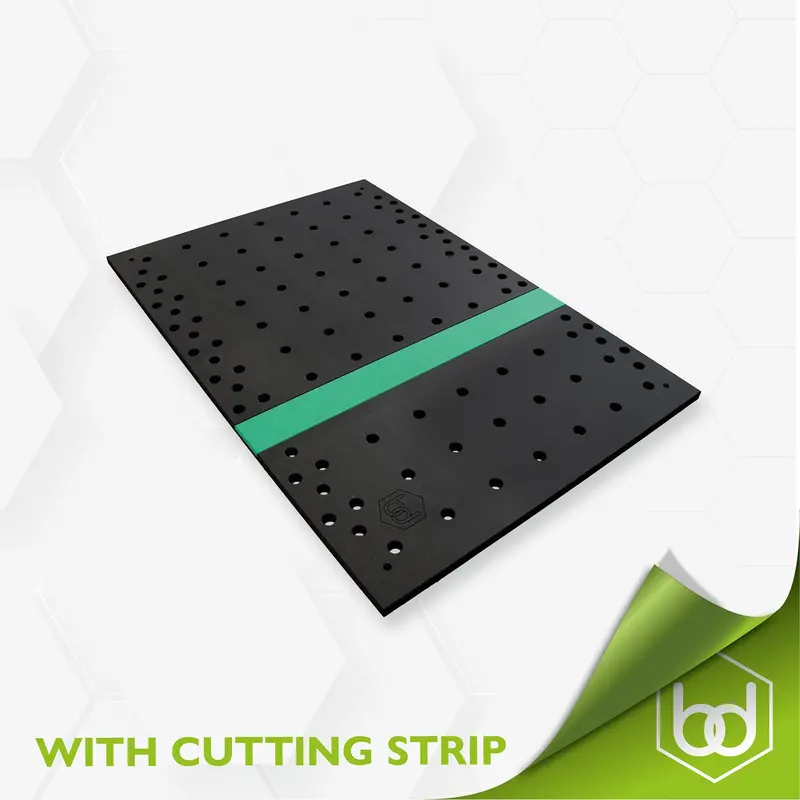 Benchdog Precision Mft/3 Top – Black Fibralux Mr With Integrated Cutting Strip 1