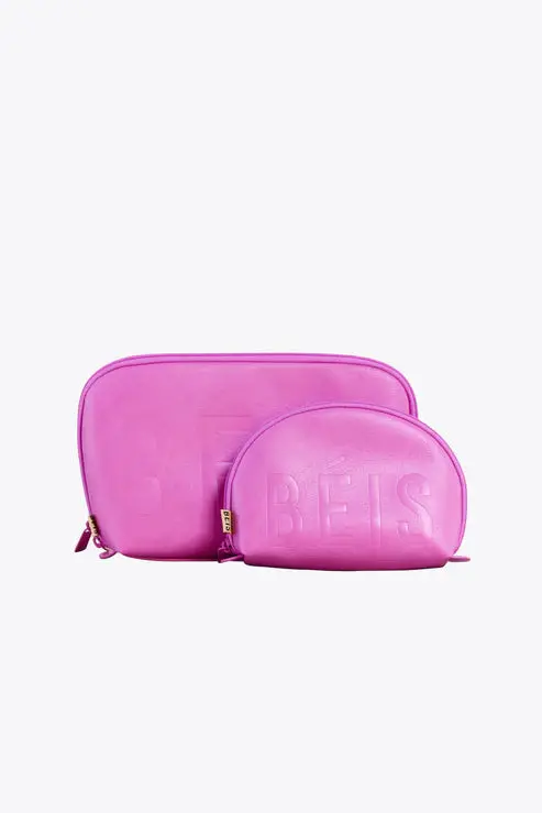 Berry Cosmetic Pouch Set – Matching Multi-Piece Toiletry Collection 1