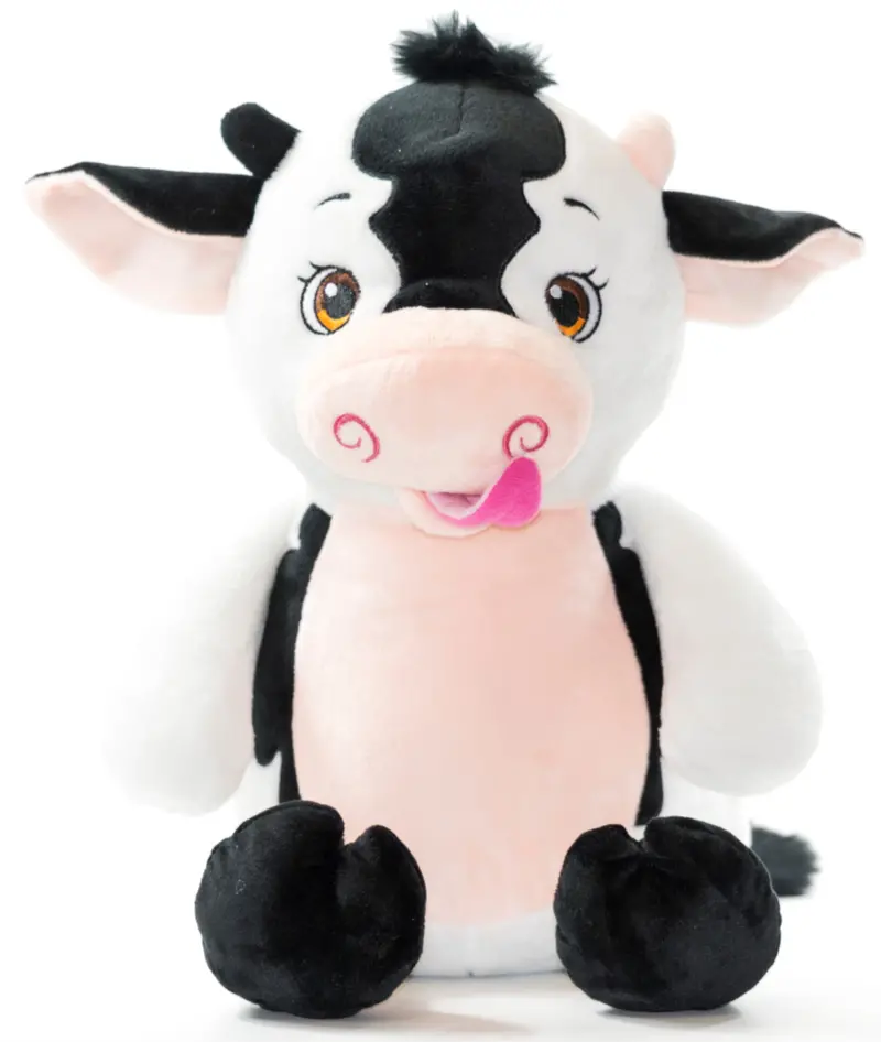 Black-And-White Holstein Cow Plush – Modern Farm Animal Design 1