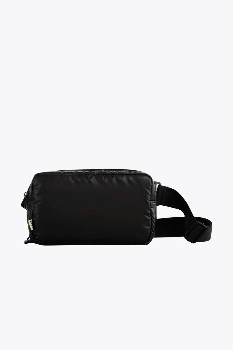 Black Expandable Zip Pouch 1