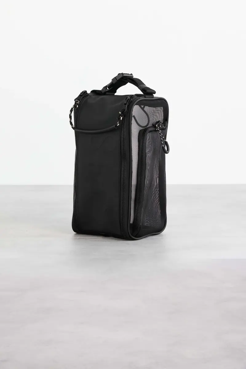 Black Hanging Shower Caddy For Travel 1