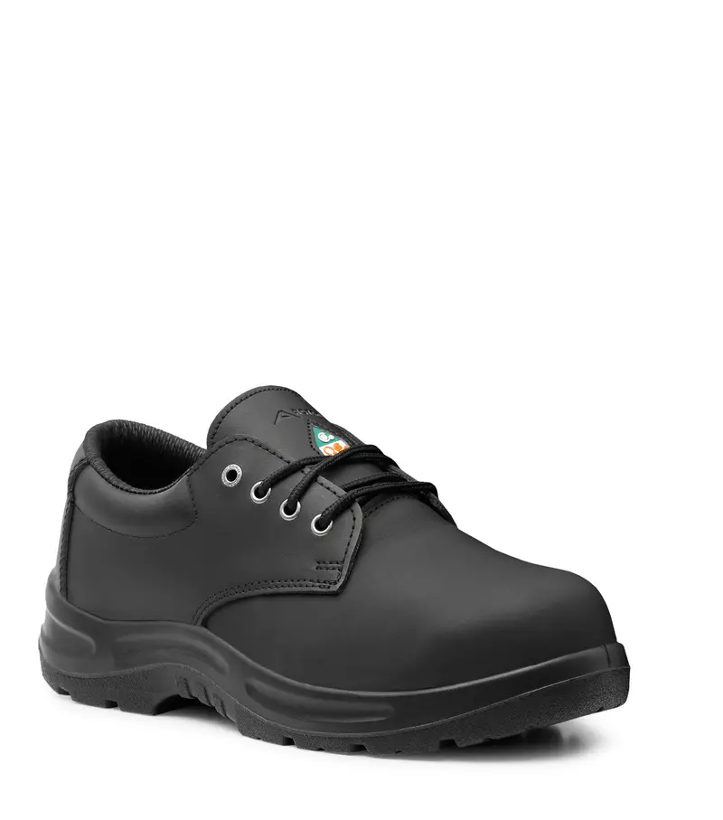 Black Leather Work Shoes – Acton Protec Series 1