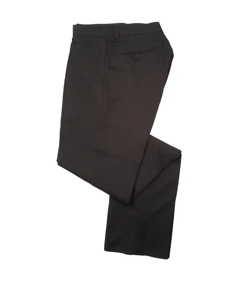 Black Uniform Trousers With Western Pockets - Nat'S 1