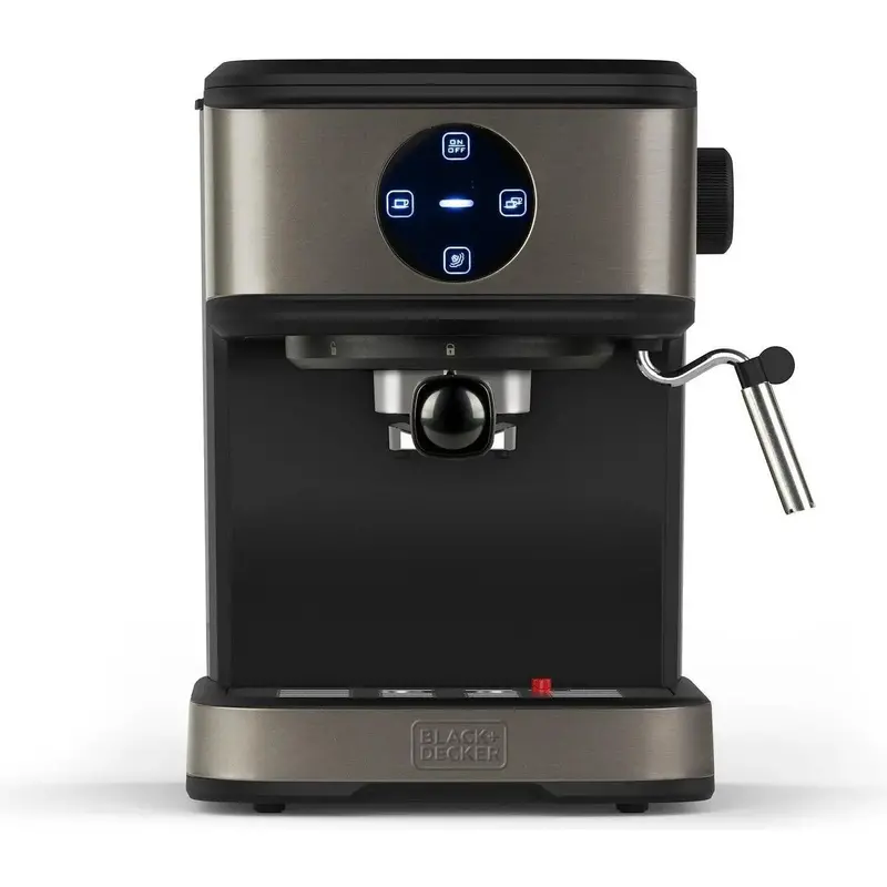 Black+Decker Bxco850E Espresso Machine – Compact Home Coffee Maker With Manual Control 1
