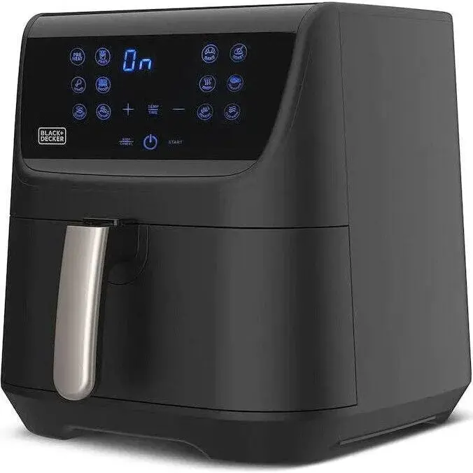 Black+Decker Friblebxaf5500E Air Fryer – 5.5L Capacity, 1800W, Black 1