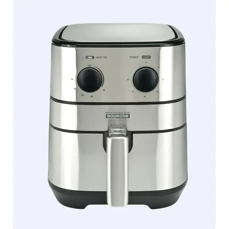 Bourgini Air Fryer – Stainless Steel 4L Oil-Free Cooking Appliance 1