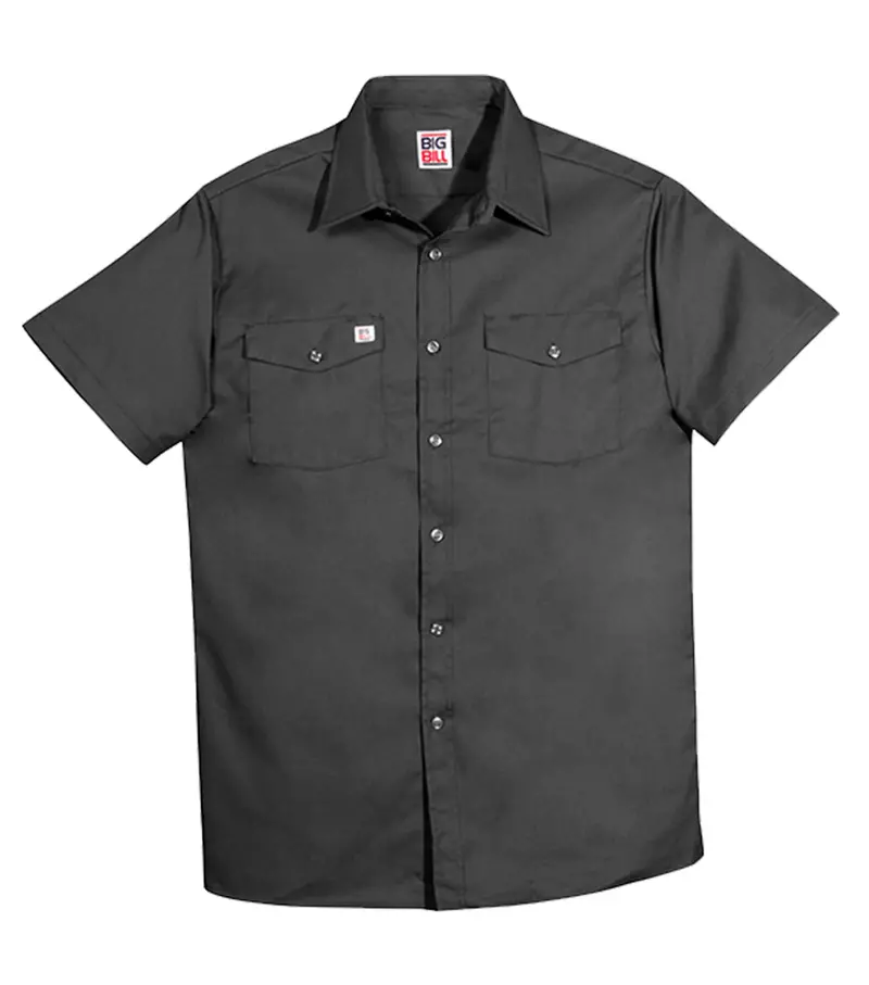 Breathable Cotton Work Shirt Bb137 – Short Sleeve 1