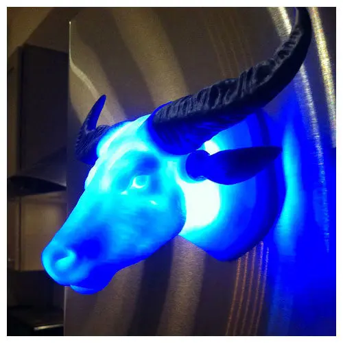 Buffalo Hunting Trophy Door Light – Vintage-Style Wall-Mounted Entryway Lamp 1
