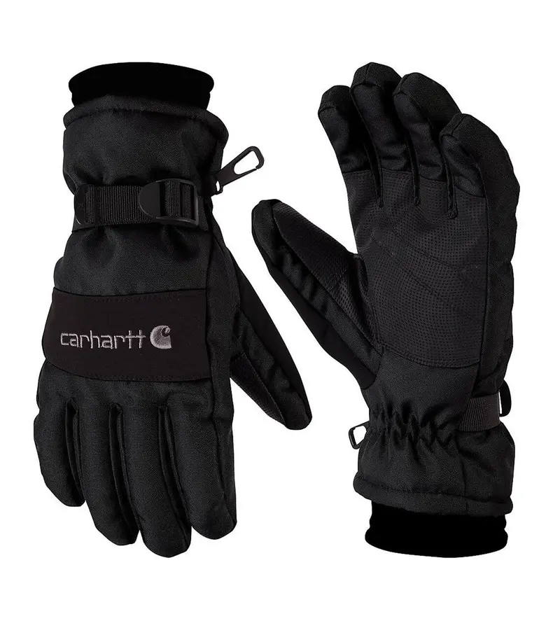 Carhartt A511 Waterproof Work Gloves In Black 1