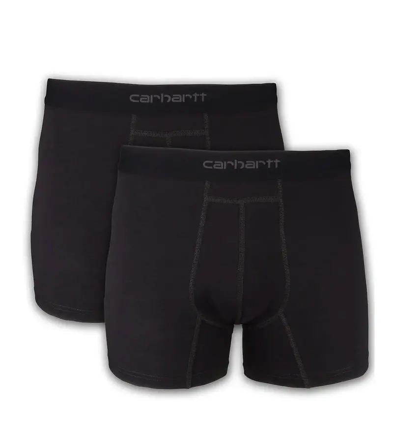 Carhartt Pack Of 2 Black 5" Basic Boxer Briefs (Style Uu0124) 1