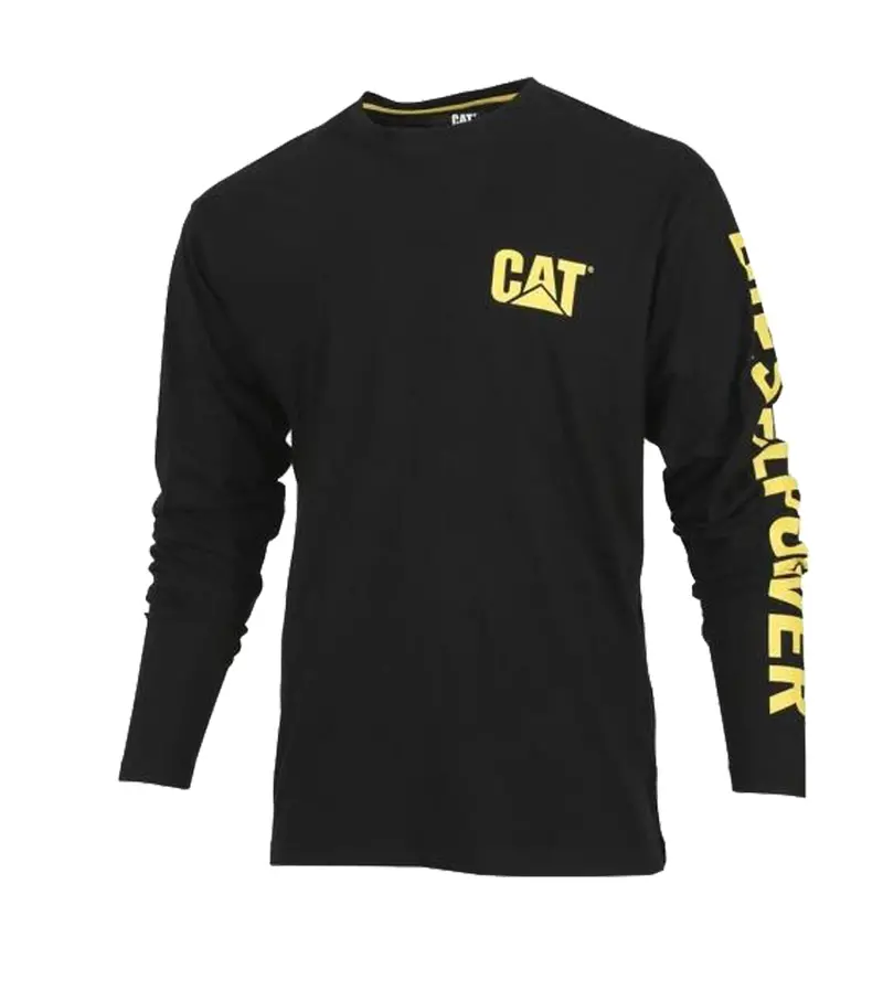 Caterpillar Diesel Power Crewneck Tee – Extended Sleeve Design 1