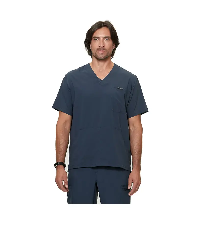 Chlorophylle Men'S V-Neck Uniform Shirt 1