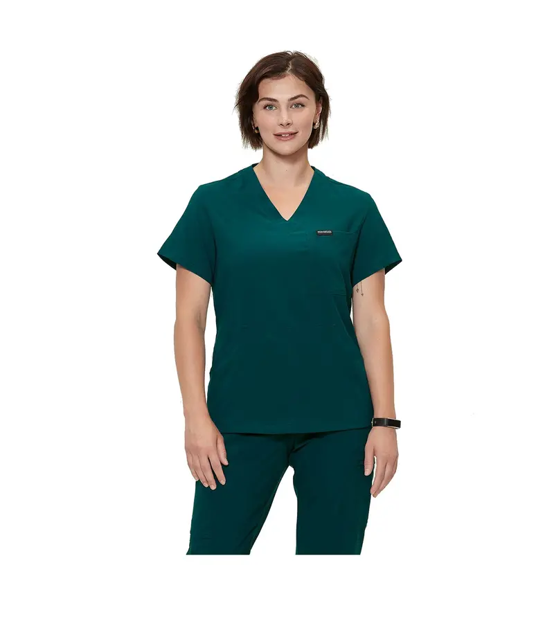 Chlorophylle V-Neck Uniform Top – Tailored For All-Day Wear 1