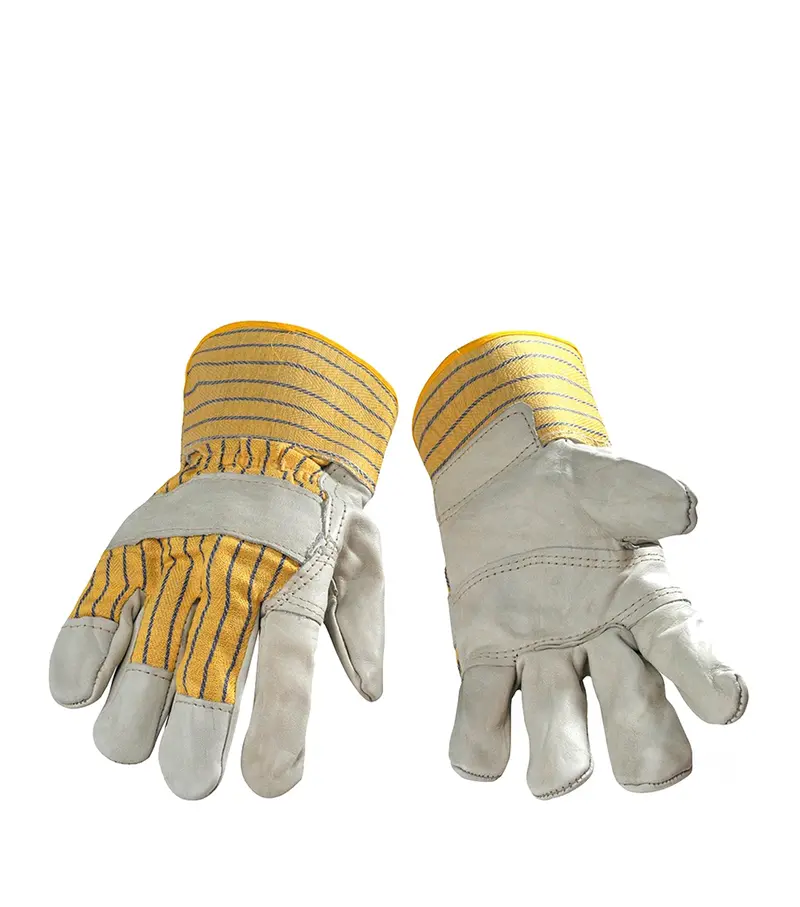 Classic Full-Grain Leather Work Gloves Fc20 – Wipeco 1