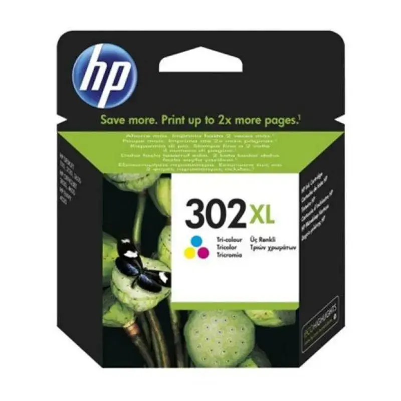 Compatible Hp 302Xl Tri-Color Ink Cartridge (F6U67Ae): Cyan, Magenta, Yellow 1