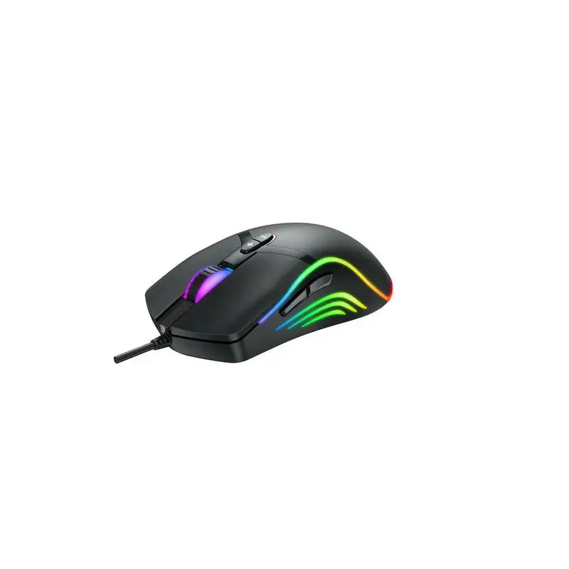 Denver Gmo402 Wired Optical Gaming Mouse – 6400 Dpi, Matte Black Finish 1