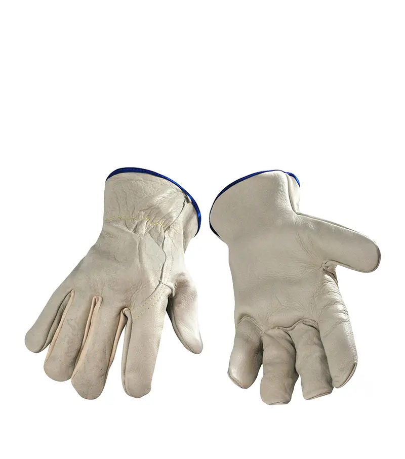 Durable Cowhide Work Gloves Dc10 – Wipeco 1