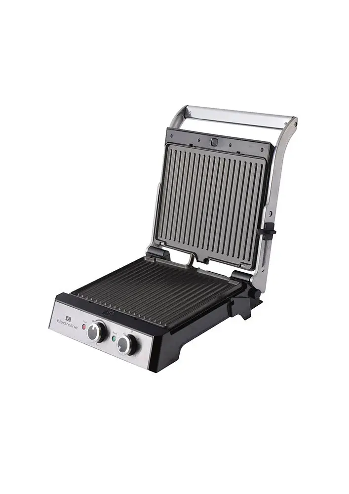 Electroline 2000W Dual-Function Grill & Toaster – Stainless Steel Finish 1
