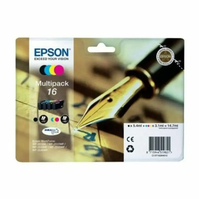 Epson 14.7Ml Ink Cartridge Set – Black, Cyan, Magenta, Yellow 1