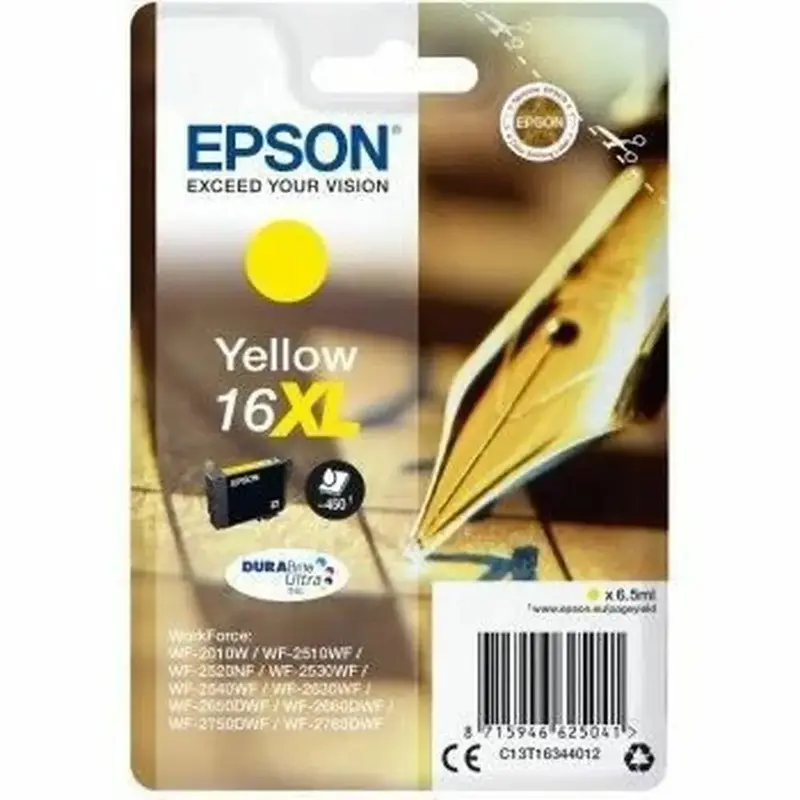 Epson 16Xl Yellow Original Ink Cartridge 1